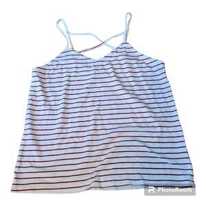 Universal Thread Small Red, White Striped Tank Top